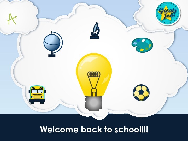 Welcome back to school!!!