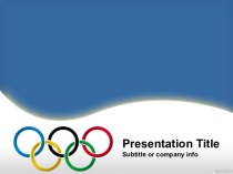 Шаблон презентации Олимпийские игры