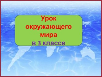 Презентация урока окружающего мира Географическая карта, 3 класс