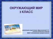 Методическая разработка урока по окружающему миру в 3 классе Золотое кольцо России