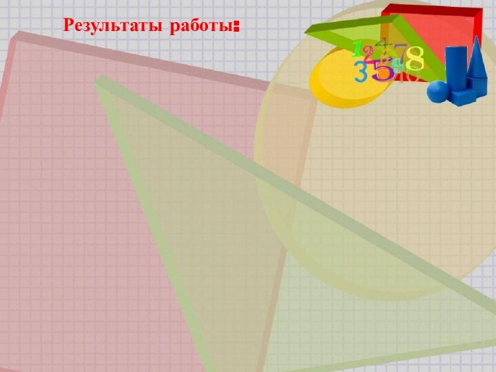 Результаты работы: