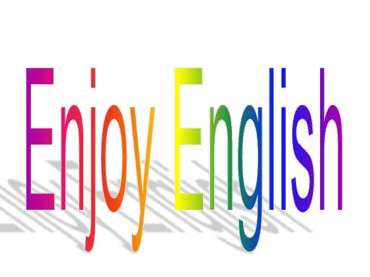 Enjoy English