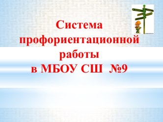 Презентация Система профориентационной работы в школе