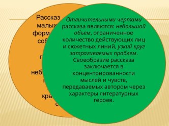 Урок-презентация Рассказ как художественный жанр, сюжетная композиция