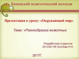 Презентация к уроку Окружающий мир