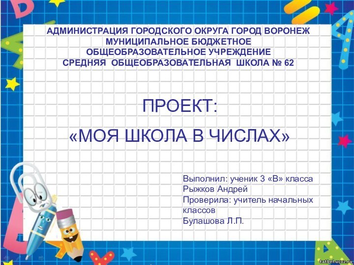 АДМИНИСТРАЦИЯ ГОРОДСКОГО ОКРУГА ГОРОД ВОРОНЕЖ МУНИЦИПАЛЬНОЕ БЮДЖЕТНОЕ