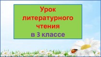 Презентация урока литературного чтения Пономарева Лето в чайнике, 3 класс