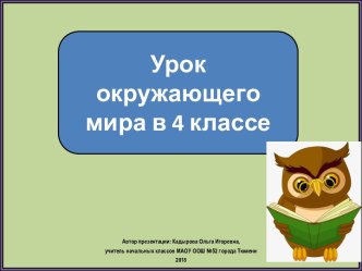 Презентация к уроку окружающего мира Твой родной край, 4 класс