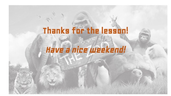 Thanks for the lesson!Have a nice weekend!