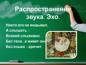 Презентация Эхо