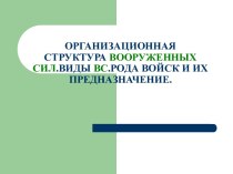 Организационная структура Вооруженных Сил