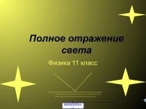 Физика Отражение света