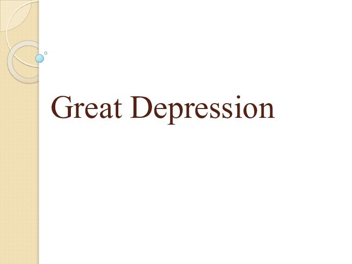 Great Depression