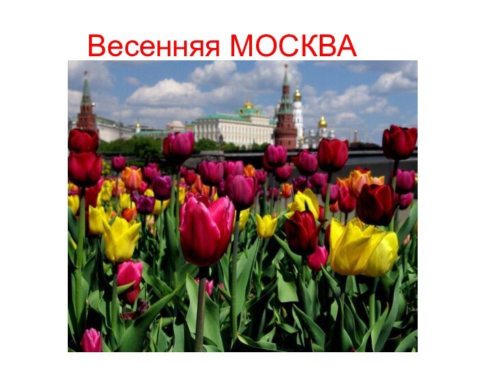 Весенняя МОСКВА