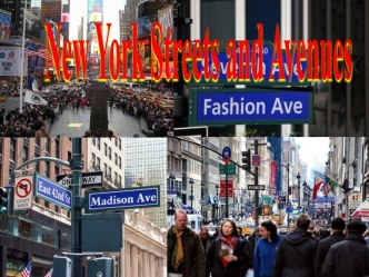 New yorkstreetsandavenues