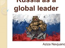 Russia as a global leader