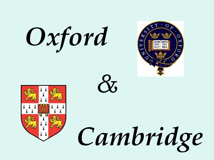 CambridgeOxford&