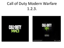 Call of duty modern warfare 1.2.3.