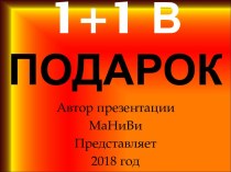 1+1 в подарок