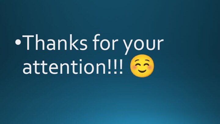 Thanks for your attention!!! 