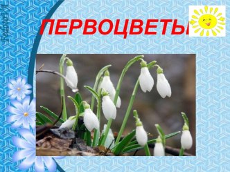 Первоцветы