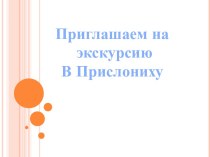 Приглашаем на экскурсию в Прислониху