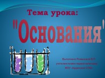 Основания