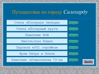 Путешествие по городу Салехарду