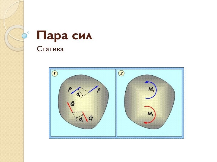 Пара силСтатика