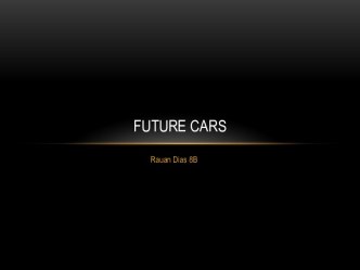 Future cars