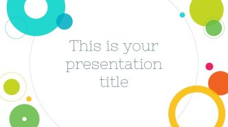 This is your presentation title