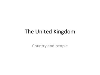 The united kingdom