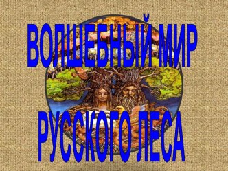 Волшебный мир русского леса