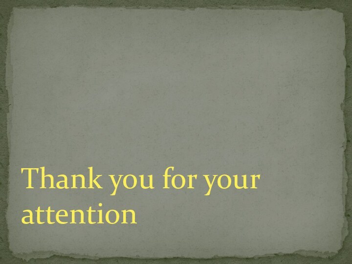 Thank you for your attention