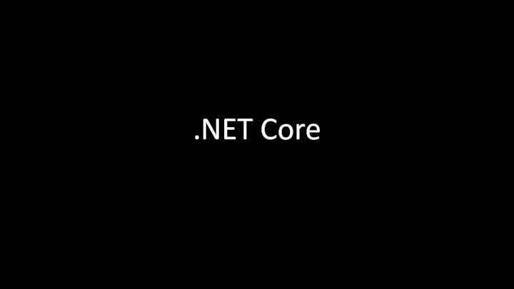 .NET Core