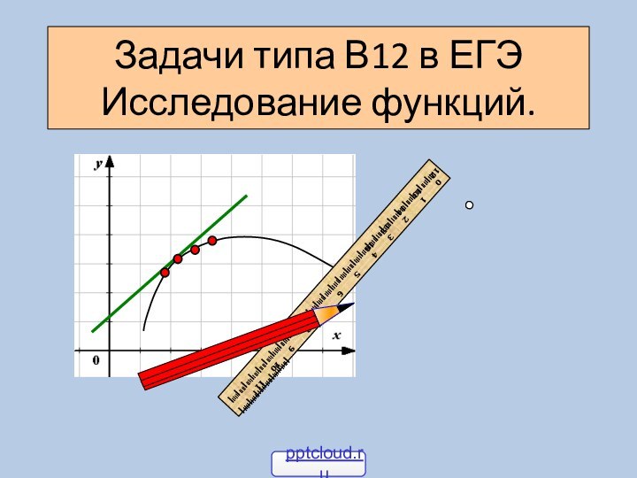 Задачи типа В12 в ЕГЭ Исследование функций.