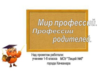 Мир профессий