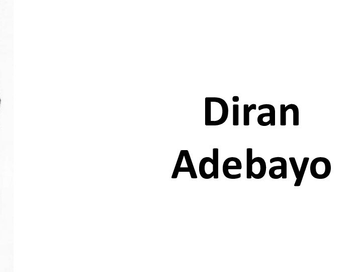 Diran Adebayo