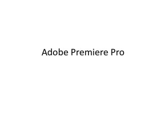 Adobe premiere pro