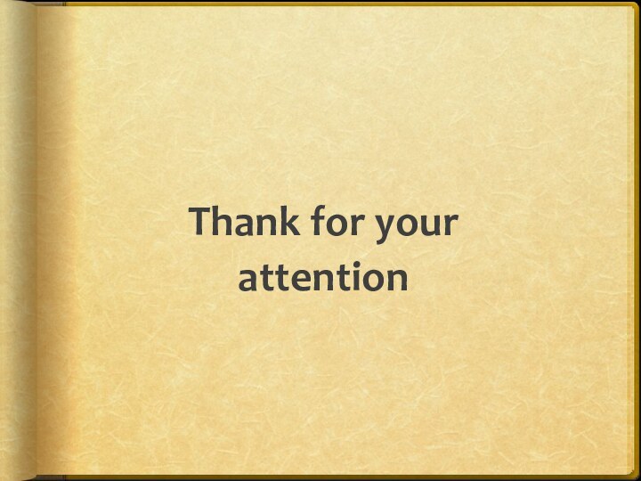 Thank for your attention