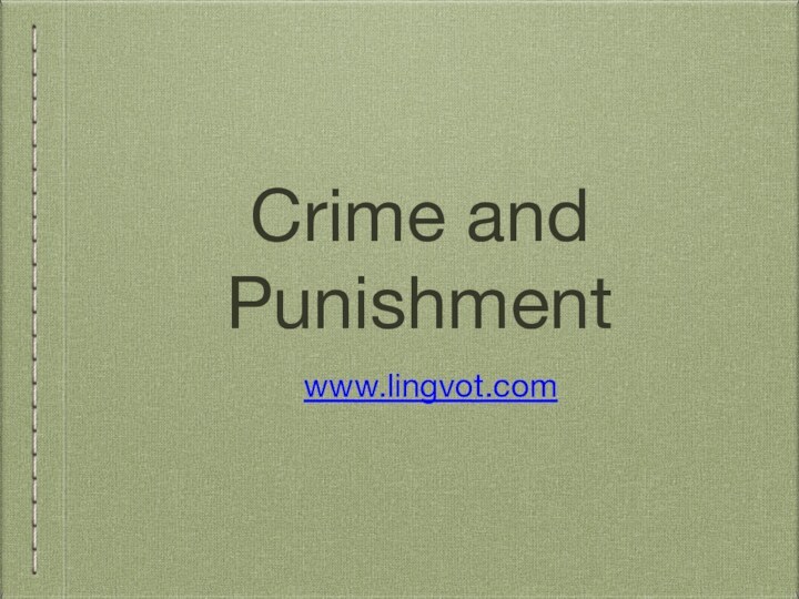 Crime and Punishmentwww.lingvot.com