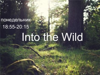 Into the wild