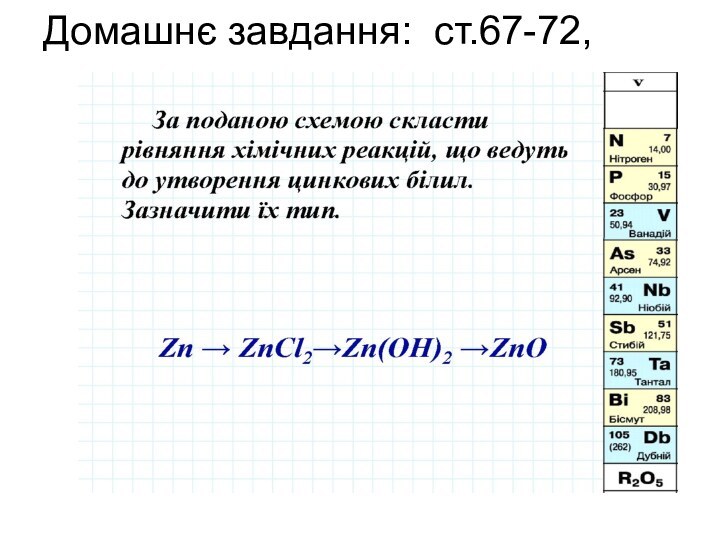 Домашнє завдання: ст.67-72,