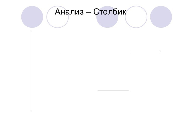 Анализ – Столбик