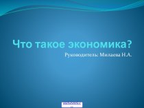 Проект по экономике