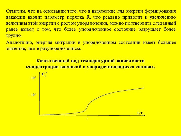 Отметим, что на основании того, что в выражение для энергии формирования вакансии