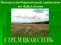 Центрально-Чернозёмный заповедник им В.В.Алёхина