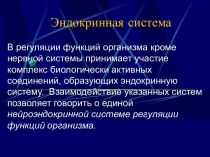 Эндокринная система