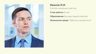 Портфолио учителя