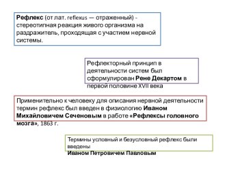 Общие признаки условных рефлексов